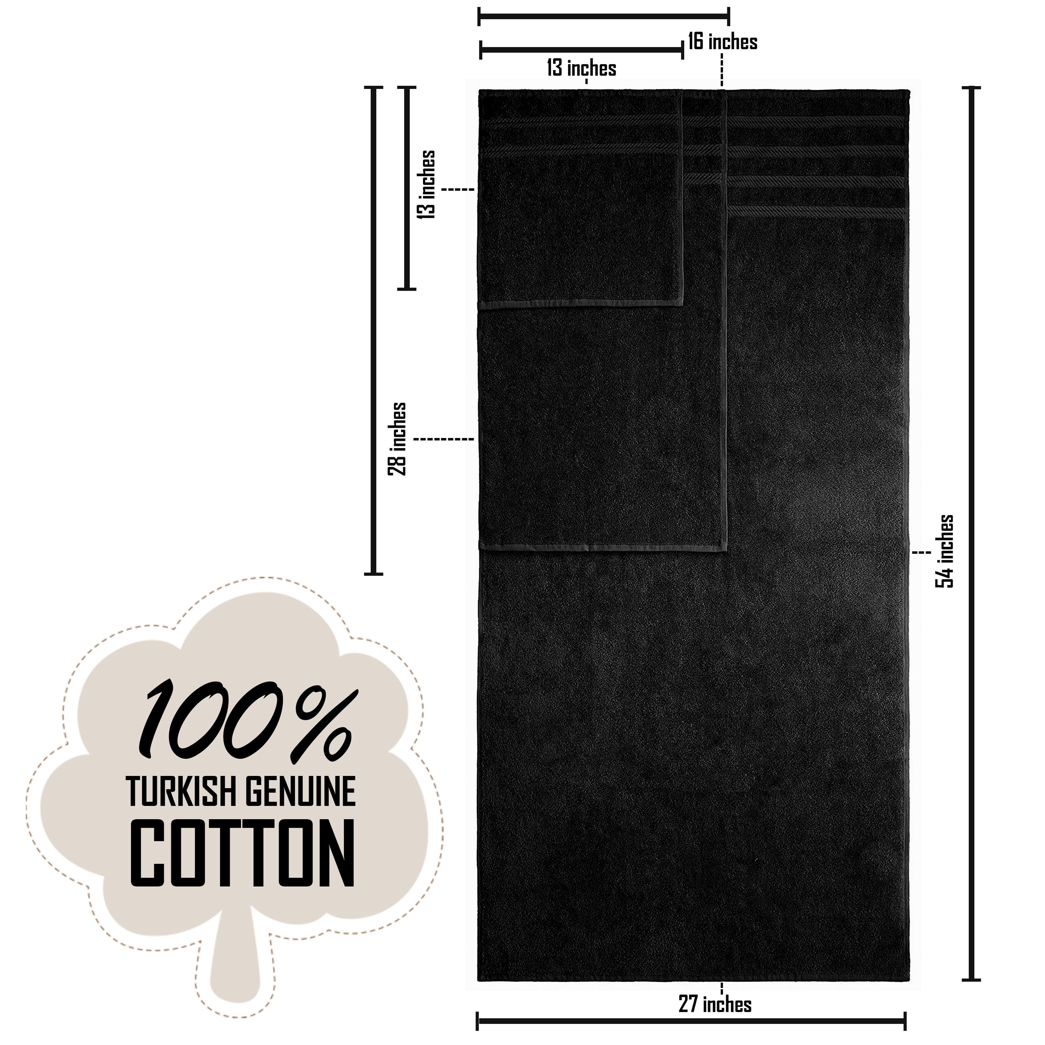 American Soft Linen 6-pc. Turkish Cotton Towel Set - On Sale